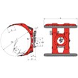 T458T Rotating Tissue Roll Clamp